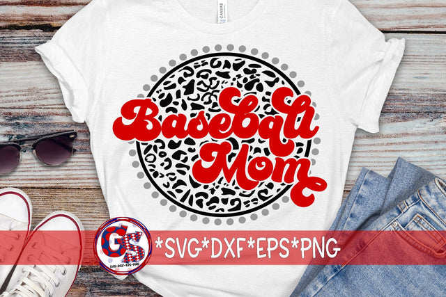 Baseball Mom SVG DXF EPS PNG SVG Greedy Stitches 