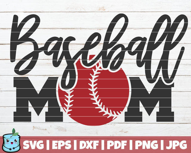 Baseball Mom SVG MintyMarshmallows 