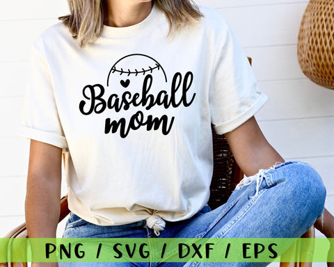 Baseball Mama - Dodgers - Baseball Mom Shirt SVG DXF EPS PNG