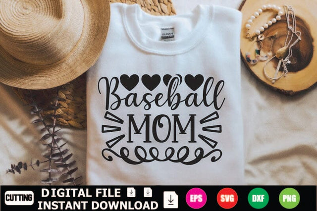 Baseball Mom SVG Shahin alam 