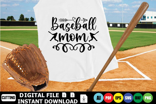 Baseball Mom SVG Shahin alam 