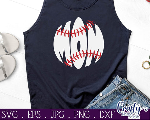 Baseball Mom Svg SVG Crafty Mama Studios 