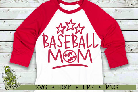 Baseball Mom SVG SVG Crunchy Pickle 
