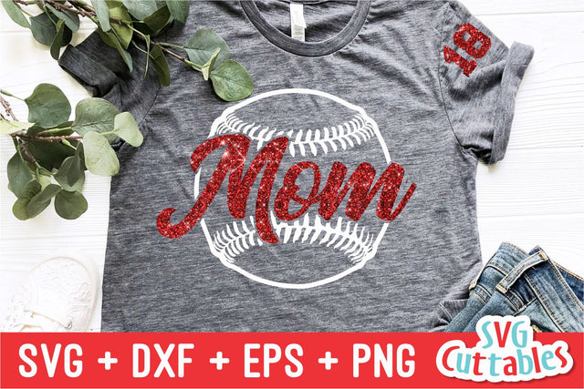 Baseball Mom SVG Svg Cuttables 