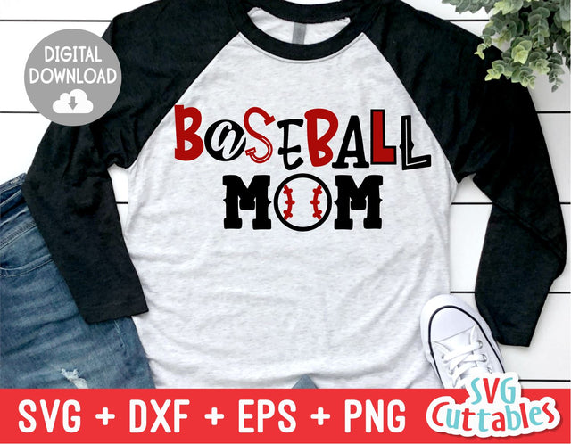 Baseball Mom SVG Svg Cuttables 