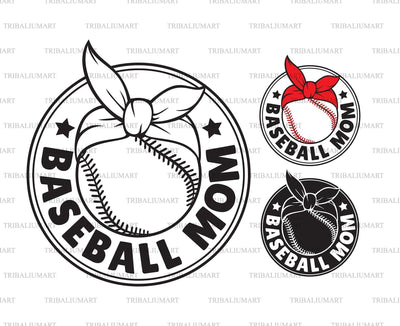 Baseball mom SVG TribaliumArtSF 
