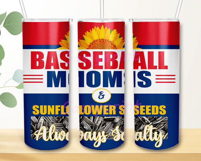 Baseball Mom Tumbler PNG Download, Baseball Tumbler Png, Baseball Sunflower Seeds, 20oz Tumbler Design, Baseball Mom, Sublimation Design Sublimation sassyprint 