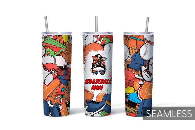 Baseball Mom Tumbler Sublimation Sublimation SvgOcean 