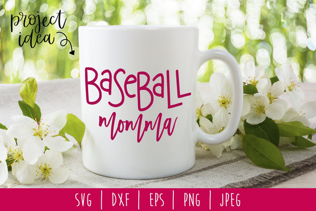 Baseball Momma SVG SavoringSurprises 