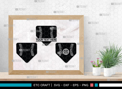 Baseball Monogram, Baseball SVG Cut Files, Baseball Silhouette, Softball Svg, Sports Svg, Sports Balls Svg, Baseball Svg, SB00101 SVG ETC Craft 