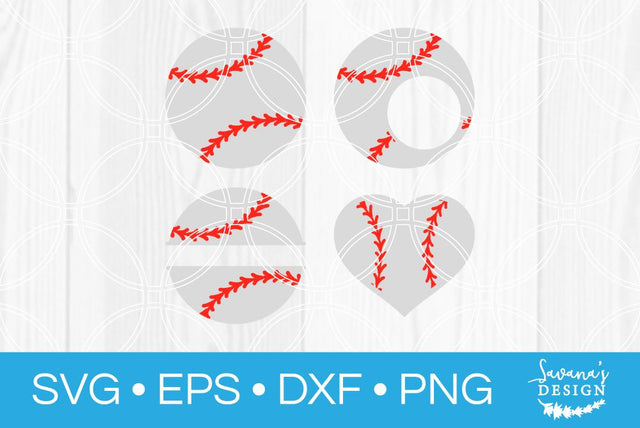 Baseball Monogram Bundle SVG SavanasDesign 