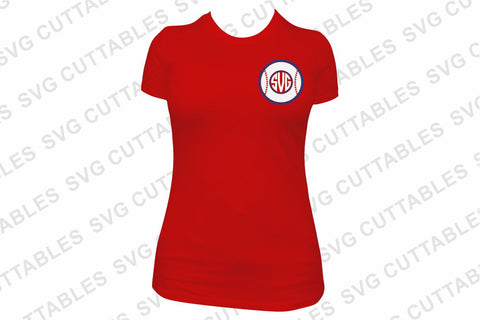 Baseball Monogram Frames SVG Svg Cuttables 