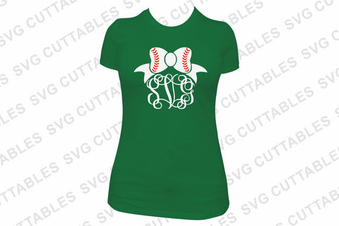 Baseball Monogram Frames SVG Svg Cuttables 