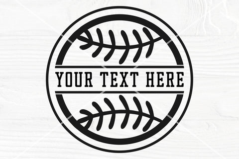 Baseball Monogram SVG Cut File, Team Shirt, Mom Softball PNG SVG TonisArtStudio 