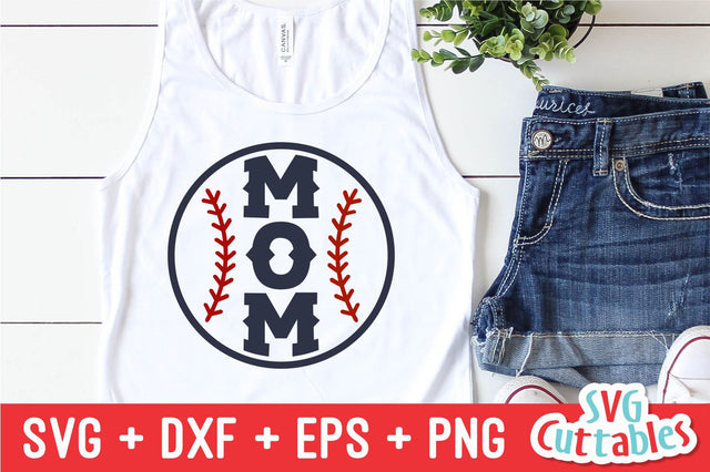 Baseball or Softball Mom SVG Svg Cuttables 