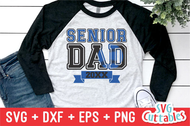 Baseball or Softball Senior Dad SVG Svg Cuttables 