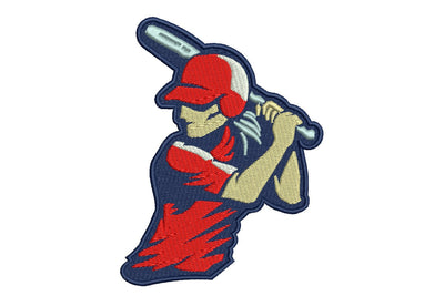 Baseball Player Embroidery design Embroidery/Applique DESIGNS NextEmbroidery 
