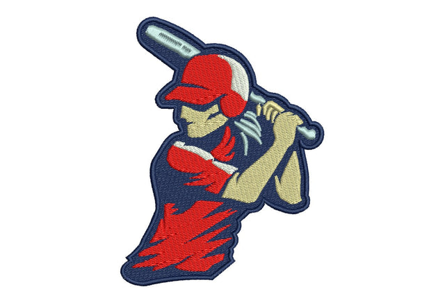 Baseball Player Embroidery design Embroidery/Applique DESIGNS NextEmbroidery 
