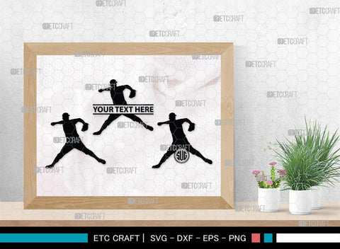 Baseball Player Monogram, Baseball Player Silhouette, Baseball Player SVG, Baseball Svg, Sports Svg, Softball Svg, SB00102 SVG ETC Craft 