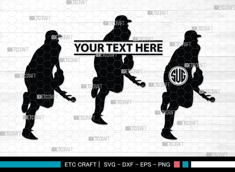 Baseball Player Monogram, Baseball Player Silhouette, Baseball Player SVG, Baseball Svg, Sports Svg, Softball Svg, SB00102 SVG ETC Craft 