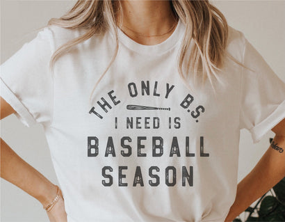 Baseball Season Svg, The Only BS I need Svg, Baseball Mom Svg, Baseball Life Png, Svg Png Dxf Eps Ai, Cricut Cut Files, Silhouette, Sister SVG Midday SVG 