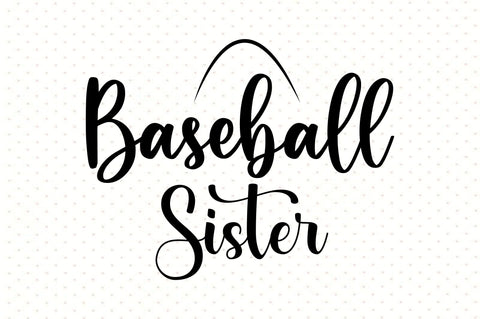 Baseball Sister svg SVG orpitasn 