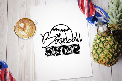 Baseball Sister SVG SVG VectorSVGdesign 