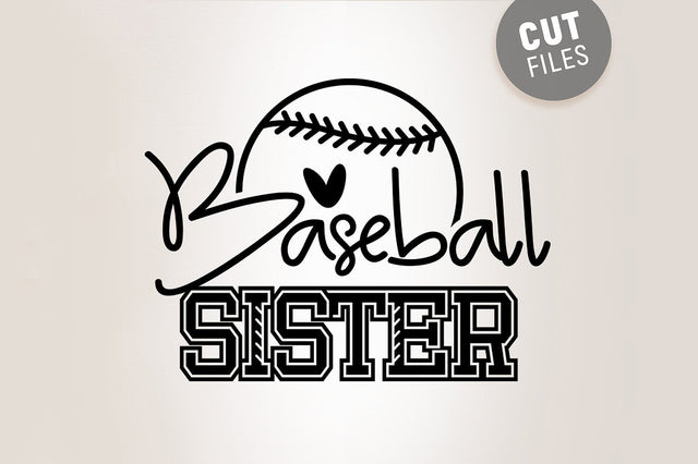 Baseball Sister SVG SVG VectorSVGdesign 