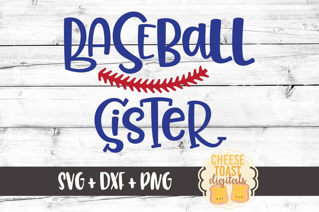 Baseball Sister with Stitch SVG Cheese Toast Digitals 