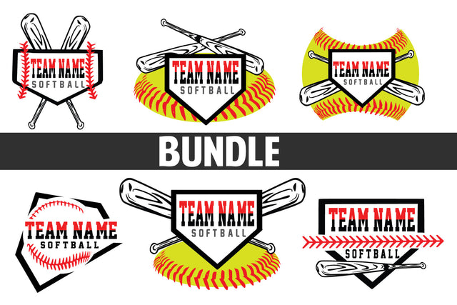 Baseball-Softball Custom name T shirt design Bundle SVG Johan Ru designs 