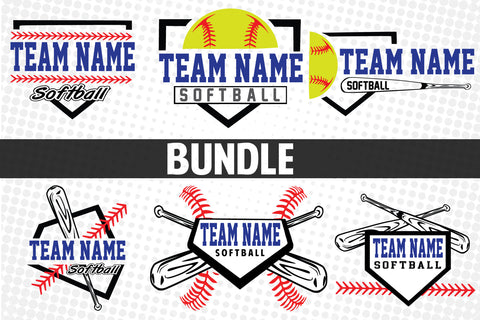 Baseball-Softball Custom name T shirt design Bundle SVG Johan Ru designs 