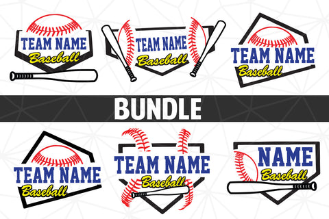 Baseball-Softball Custom name T shirt design Bundle SVG Johan Ru designs 