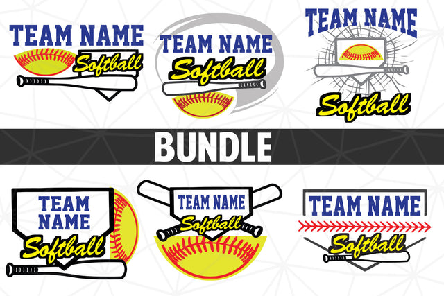 Baseball-Softball Custom name T shirt design Bundle SVG Johan Ru designs 