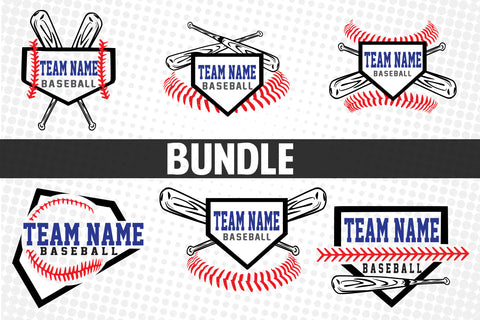 Baseball-Softball Custom name T shirt design Bundle SVG Johan Ru designs 