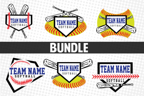 Baseball-Softball Custom name T shirt design Bundle SVG Johan Ru designs 