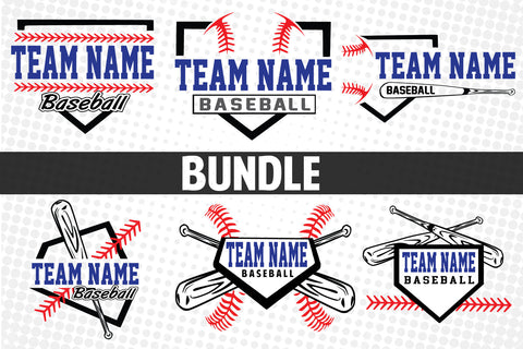 Baseball-Softball Custom name T shirt design Bundle SVG Johan Ru designs 