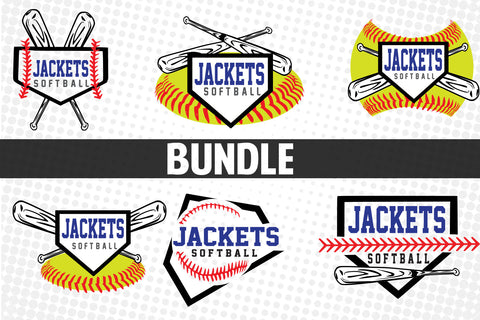 Baseball-Softball Jackets T shirt design Bundle SVG Johan Ru designs 