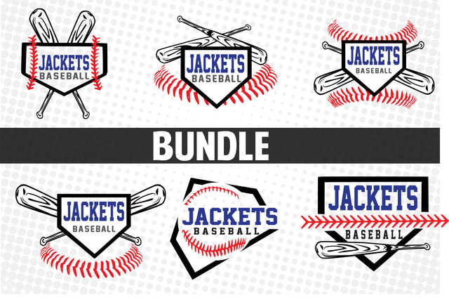 Baseball-Softball Jackets T shirt design Bundle SVG Johan Ru designs 