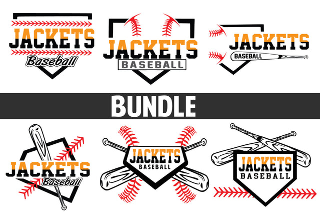 Baseball-Softball Jackets T shirt design Bundle SVG Johan Ru designs 