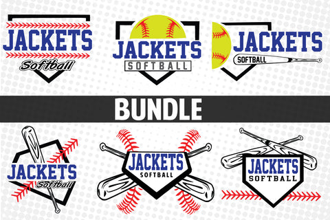 Baseball-Softball Jackets T shirt design Bundle SVG Johan Ru designs 