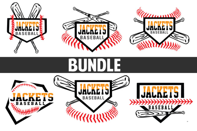 Baseball-Softball Jackets T shirt design Bundle SVG Johan Ru designs 