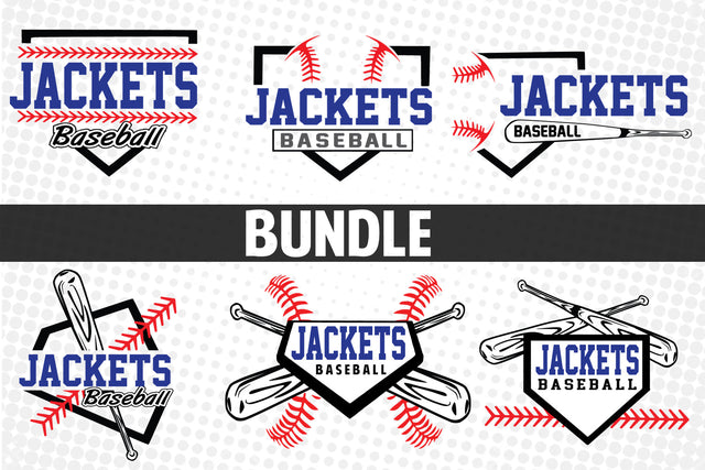 Baseball-Softball Jackets T shirt design Bundle SVG Johan Ru designs 
