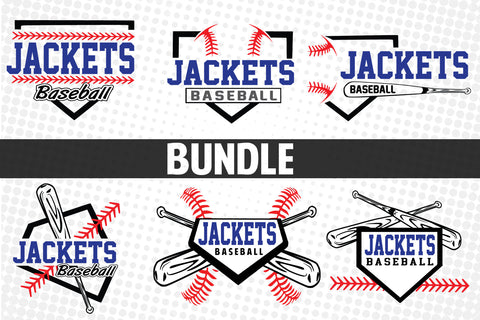 Baseball-Softball Jackets T shirt design Bundle SVG Johan Ru designs 