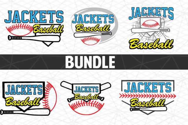 Baseball-Softball Jackets T shirt design Bundle SVG Johan Ru designs 