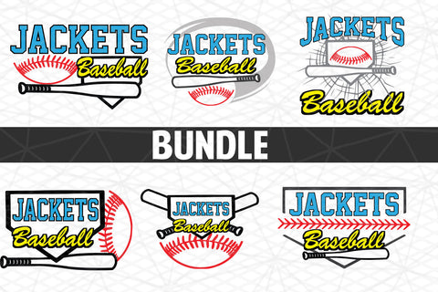 Baseball-Softball Jackets T shirt design Bundle SVG Johan Ru designs 