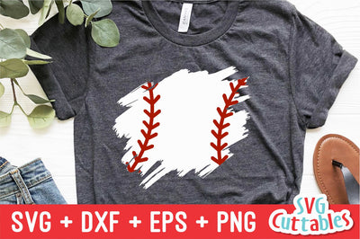 Baseball & Softball Paint Stroke SVG Svg Cuttables 