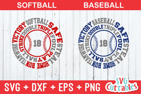 Baseball Softball round subway art SVG Svg Cuttables 