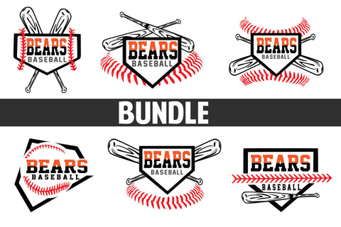 Baseball-Softball T shirt design Bundle SVG Johan Ru designs 