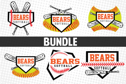 Baseball-Softball T shirt design Bundle SVG Johan Ru designs 