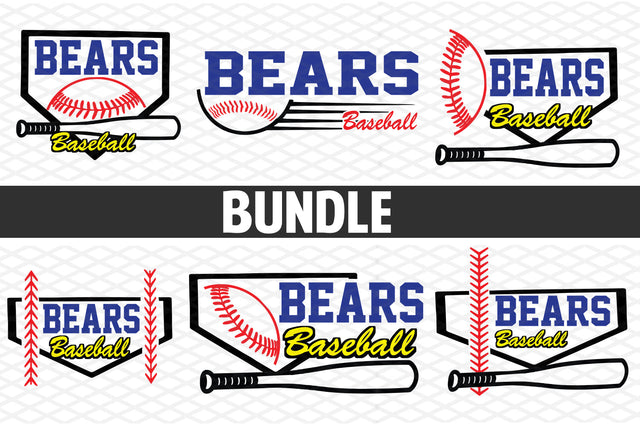 Baseball-Softball T shirt design Bundle SVG Johan Ru designs 